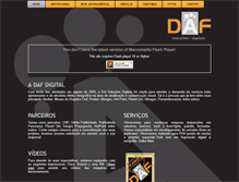 Tablet Screenshot of dafdigital.com.br